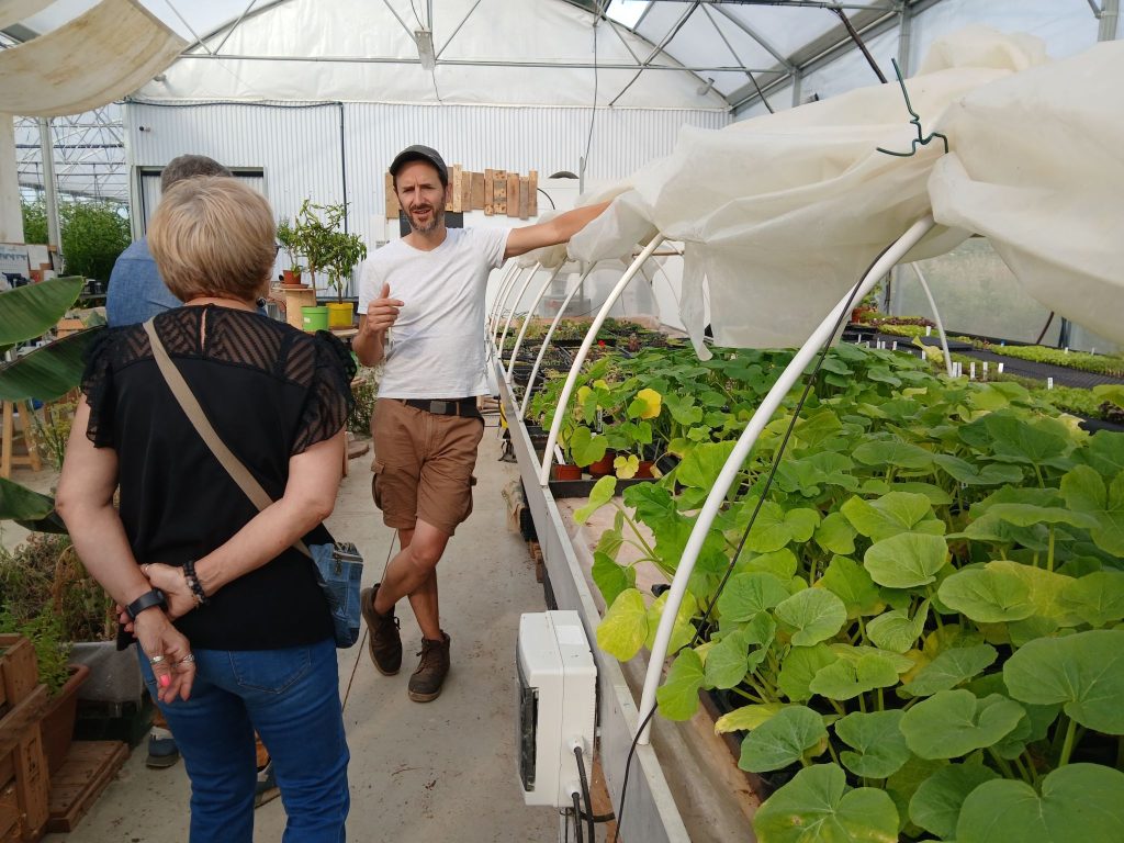 LA VISITE ALONS'ZI DE JUIN : à LA FERME PAÏDEIA